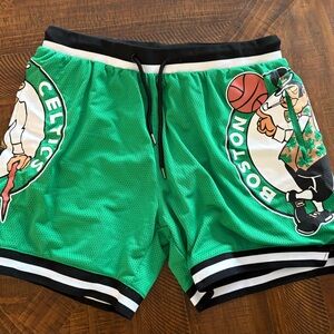 NBA Green Boston Celtics Athletic Shorts